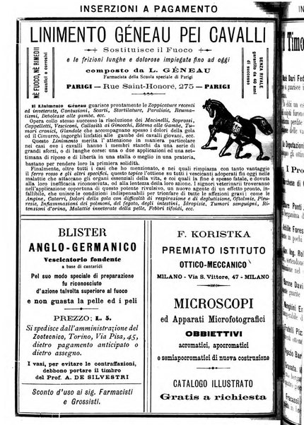 La clinica veterinaria rivista di medicina e chirurgia pratica degli animali domestici