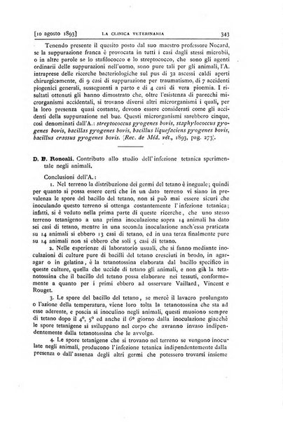 La clinica veterinaria rivista di medicina e chirurgia pratica degli animali domestici