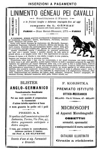 La clinica veterinaria rivista di medicina e chirurgia pratica degli animali domestici