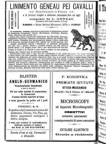 La clinica veterinaria rivista di medicina e chirurgia pratica degli animali domestici