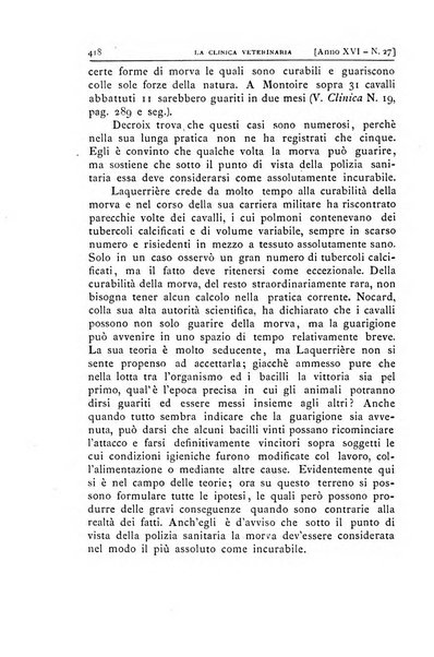 La clinica veterinaria rivista di medicina e chirurgia pratica degli animali domestici