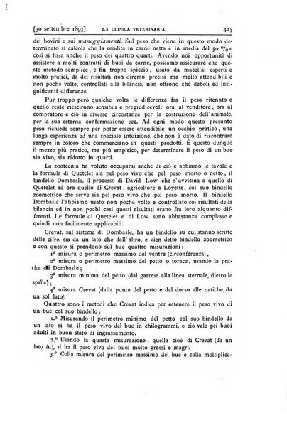 La clinica veterinaria rivista di medicina e chirurgia pratica degli animali domestici