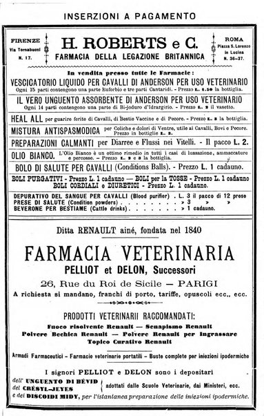 La clinica veterinaria rivista di medicina e chirurgia pratica degli animali domestici