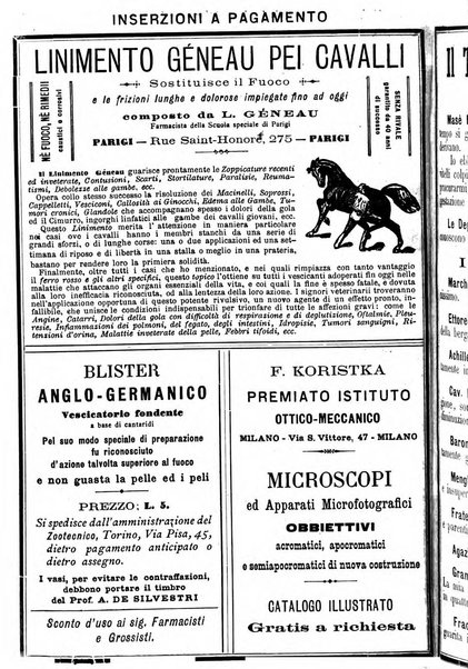 La clinica veterinaria rivista di medicina e chirurgia pratica degli animali domestici