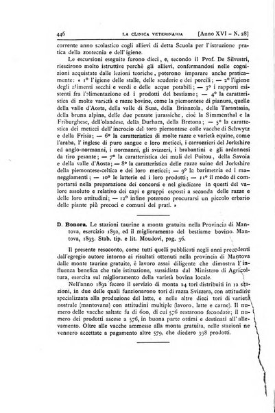 La clinica veterinaria rivista di medicina e chirurgia pratica degli animali domestici