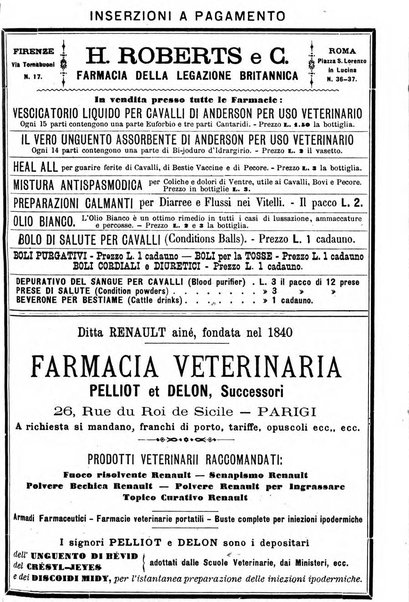 La clinica veterinaria rivista di medicina e chirurgia pratica degli animali domestici