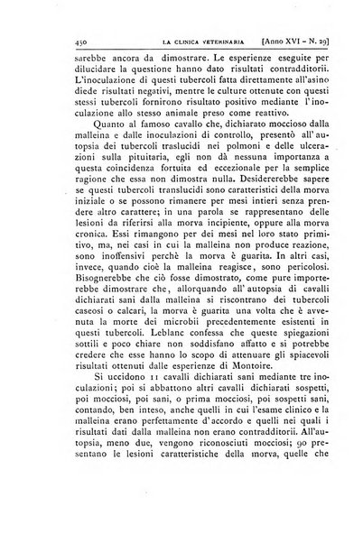 La clinica veterinaria rivista di medicina e chirurgia pratica degli animali domestici