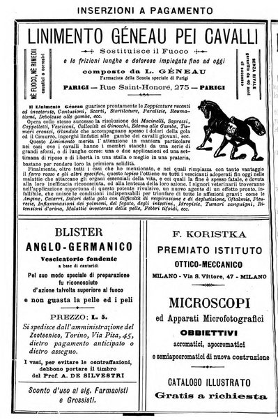 La clinica veterinaria rivista di medicina e chirurgia pratica degli animali domestici