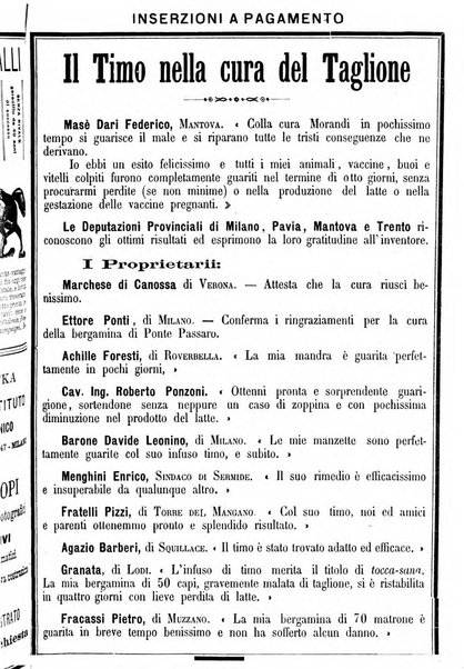 La clinica veterinaria rivista di medicina e chirurgia pratica degli animali domestici