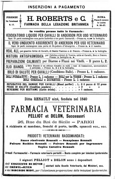 La clinica veterinaria rivista di medicina e chirurgia pratica degli animali domestici