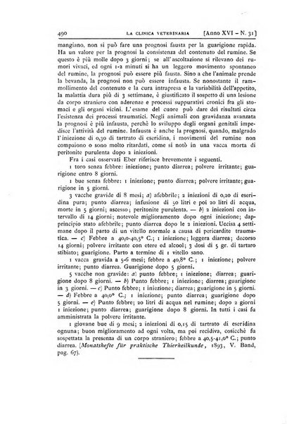 La clinica veterinaria rivista di medicina e chirurgia pratica degli animali domestici