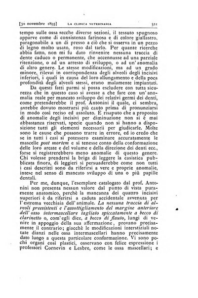 La clinica veterinaria rivista di medicina e chirurgia pratica degli animali domestici