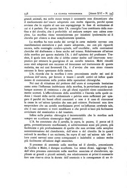 La clinica veterinaria rivista di medicina e chirurgia pratica degli animali domestici