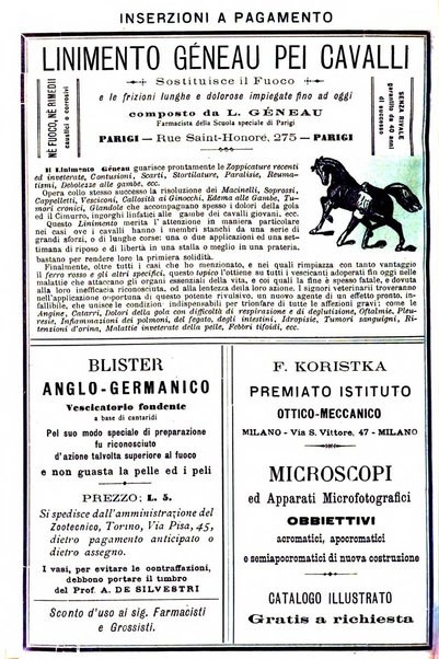 La clinica veterinaria rivista di medicina e chirurgia pratica degli animali domestici