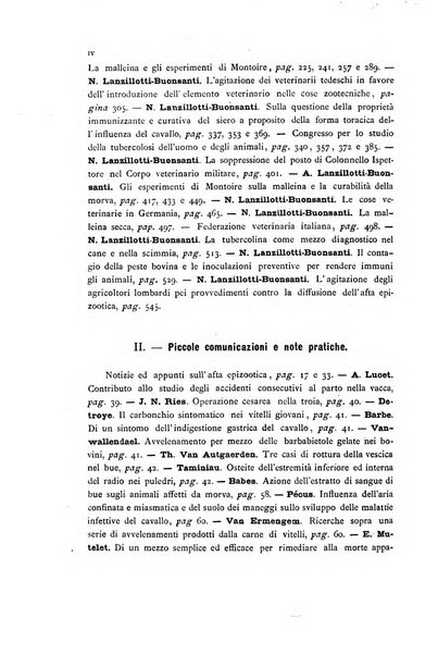 La clinica veterinaria rivista di medicina e chirurgia pratica degli animali domestici