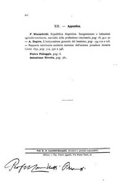 La clinica veterinaria rivista di medicina e chirurgia pratica degli animali domestici