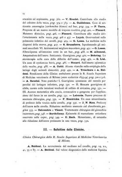 La clinica veterinaria rivista di medicina e chirurgia pratica degli animali domestici