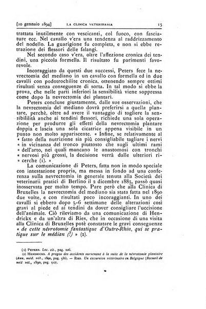 La clinica veterinaria rivista di medicina e chirurgia pratica degli animali domestici