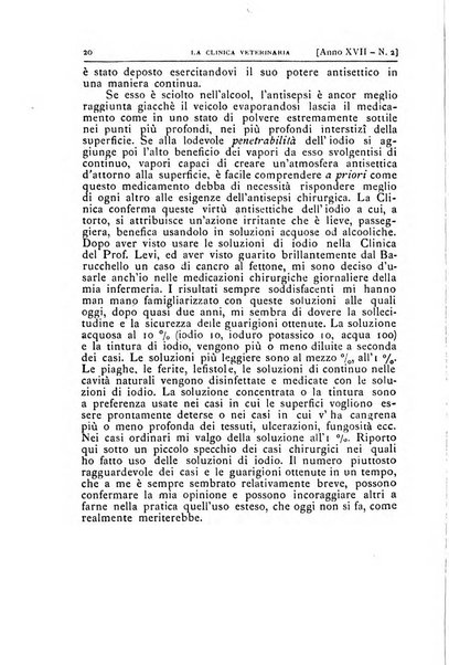 La clinica veterinaria rivista di medicina e chirurgia pratica degli animali domestici