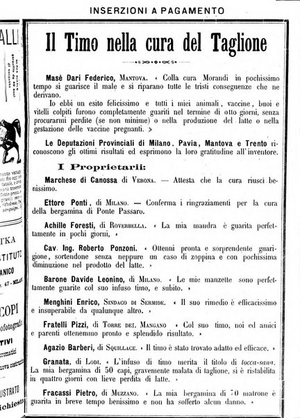 La clinica veterinaria rivista di medicina e chirurgia pratica degli animali domestici