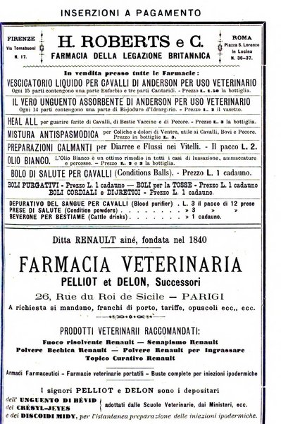 La clinica veterinaria rivista di medicina e chirurgia pratica degli animali domestici