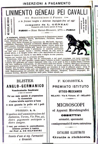 La clinica veterinaria rivista di medicina e chirurgia pratica degli animali domestici