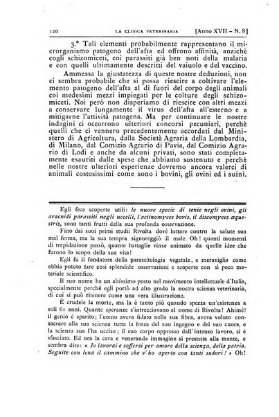 La clinica veterinaria rivista di medicina e chirurgia pratica degli animali domestici