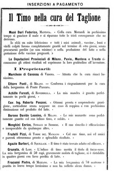 La clinica veterinaria rivista di medicina e chirurgia pratica degli animali domestici