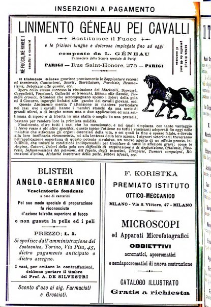 La clinica veterinaria rivista di medicina e chirurgia pratica degli animali domestici