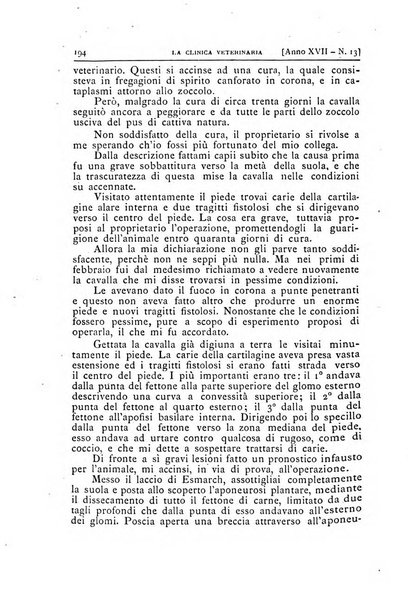 La clinica veterinaria rivista di medicina e chirurgia pratica degli animali domestici