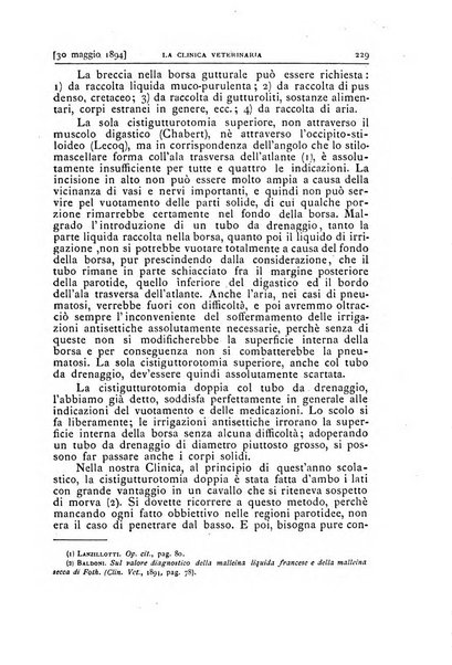 La clinica veterinaria rivista di medicina e chirurgia pratica degli animali domestici