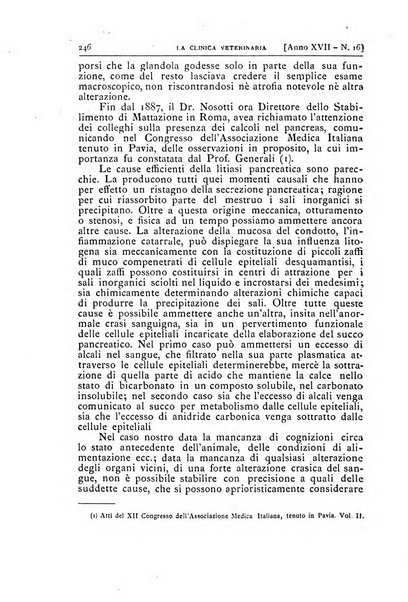 La clinica veterinaria rivista di medicina e chirurgia pratica degli animali domestici