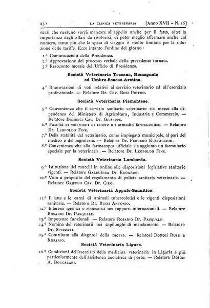 La clinica veterinaria rivista di medicina e chirurgia pratica degli animali domestici