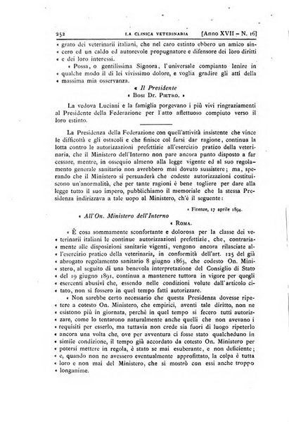 La clinica veterinaria rivista di medicina e chirurgia pratica degli animali domestici