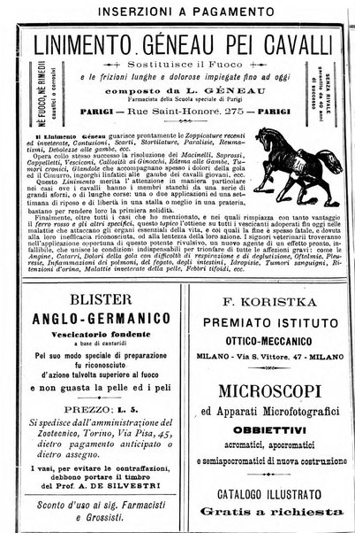 La clinica veterinaria rivista di medicina e chirurgia pratica degli animali domestici