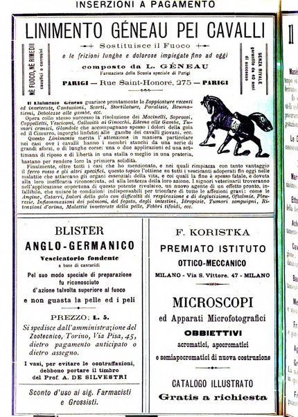 La clinica veterinaria rivista di medicina e chirurgia pratica degli animali domestici