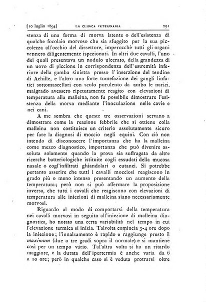 La clinica veterinaria rivista di medicina e chirurgia pratica degli animali domestici