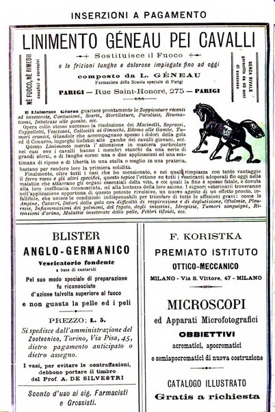 La clinica veterinaria rivista di medicina e chirurgia pratica degli animali domestici