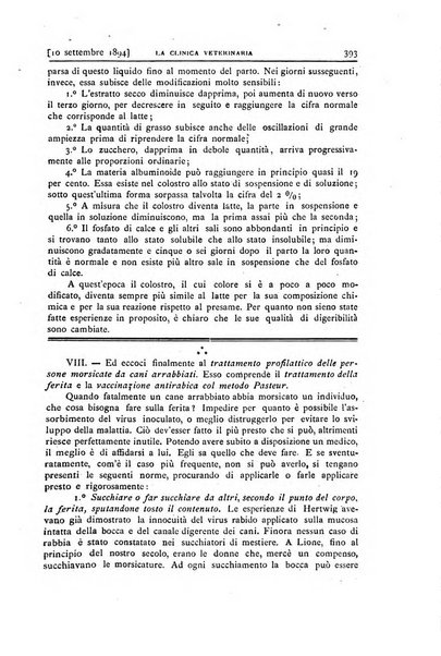 La clinica veterinaria rivista di medicina e chirurgia pratica degli animali domestici