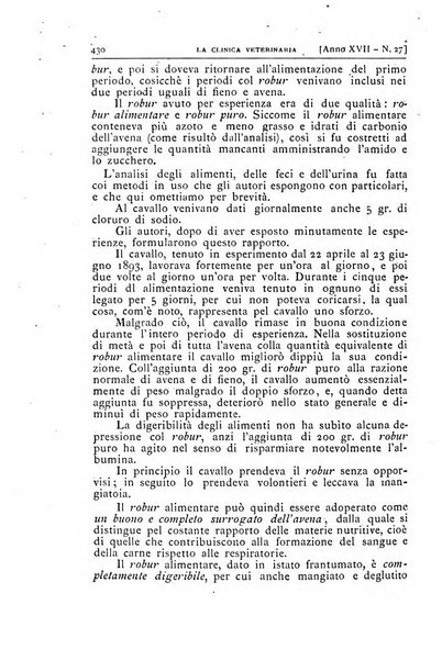 La clinica veterinaria rivista di medicina e chirurgia pratica degli animali domestici