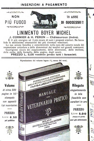 La clinica veterinaria rivista di medicina e chirurgia pratica degli animali domestici