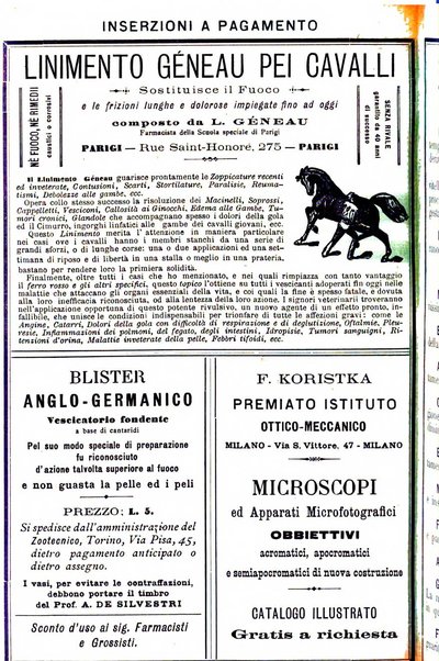 La clinica veterinaria rivista di medicina e chirurgia pratica degli animali domestici