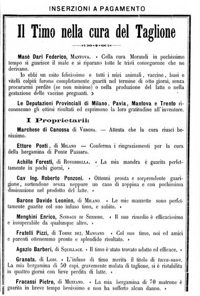 La clinica veterinaria rivista di medicina e chirurgia pratica degli animali domestici