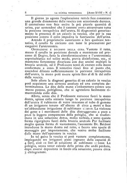 La clinica veterinaria rivista di medicina e chirurgia pratica degli animali domestici