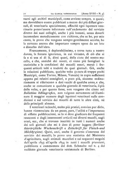 La clinica veterinaria rivista di medicina e chirurgia pratica degli animali domestici