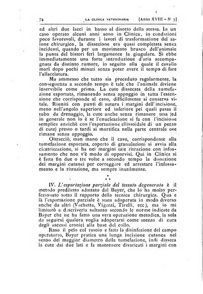 La clinica veterinaria rivista di medicina e chirurgia pratica degli animali domestici