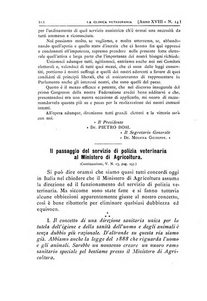 La clinica veterinaria rivista di medicina e chirurgia pratica degli animali domestici