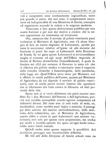 La clinica veterinaria rivista di medicina e chirurgia pratica degli animali domestici