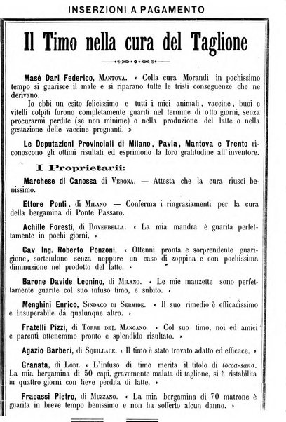 La clinica veterinaria rivista di medicina e chirurgia pratica degli animali domestici