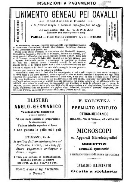 La clinica veterinaria rivista di medicina e chirurgia pratica degli animali domestici